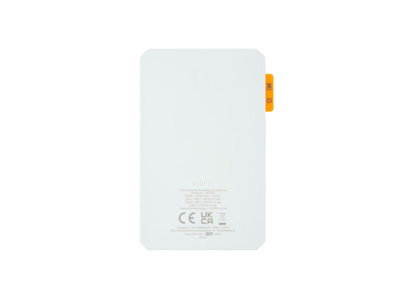 Xtorm Power Bank 5.000mAh 12W USB-C & USB-A White Powerbank (Akku) - Weiß - 5 Ah
