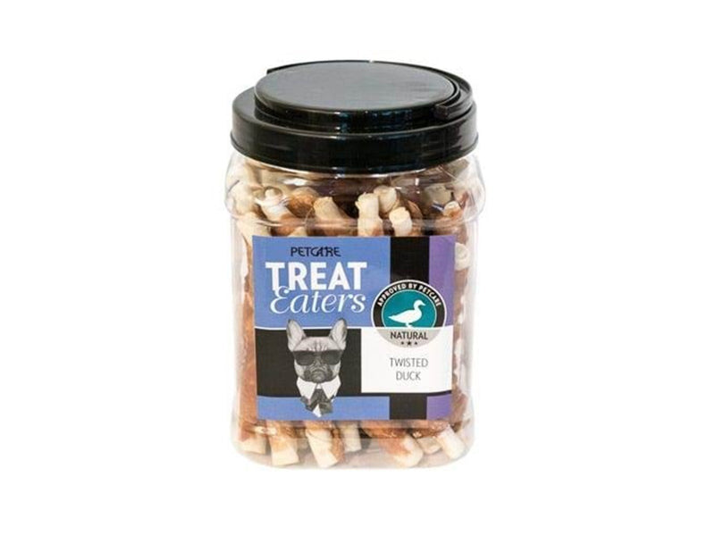 Treateaters Dogsnack Twisted duck 400g