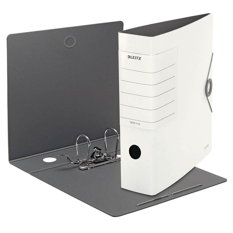 LEITZ Solid 1112 Ordner Kunststoff 8,2 cm DIN A4 - weiß