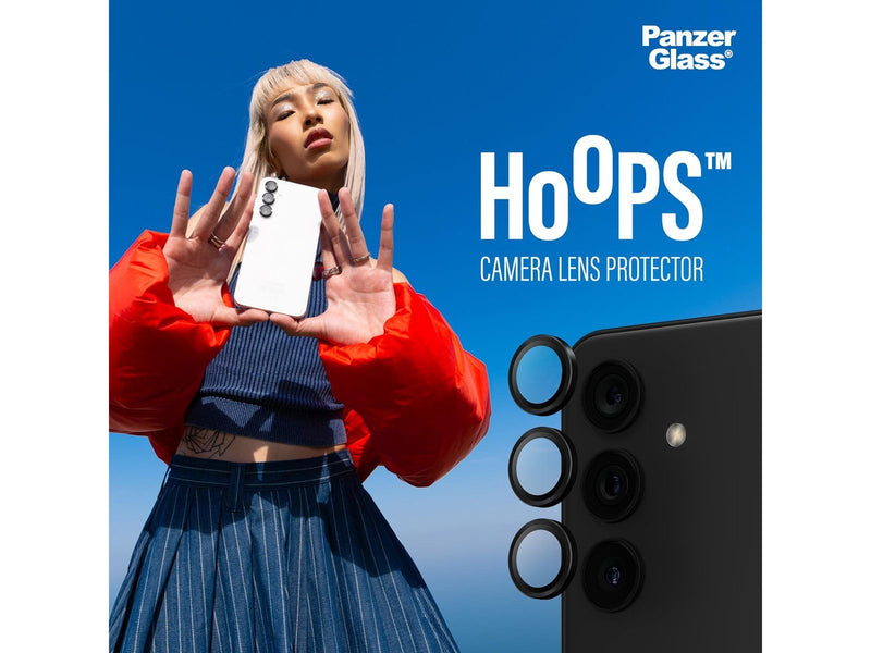 PanzerGlass Hoops™ Camera Lens Protector Samsung Galaxy S24 | S23 | S23 Plus | Black