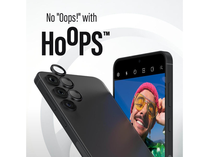 PanzerGlass Hoops™ Camera Lens Protector Samsung Galaxy S24 | S23 | S23 Plus | Black