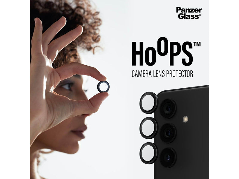 PanzerGlass Hoops™ Camera Lens Protector Samsung Galaxy S24 | S23 | S23 Plus | Black