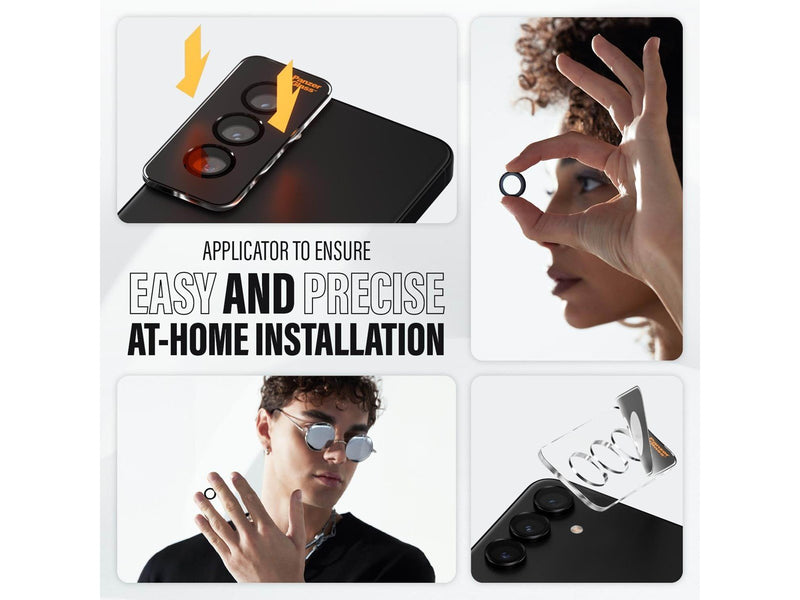 PanzerGlass Hoops™ Camera Lens Protector Samsung Galaxy S24 | S23 | S23 Plus | Black