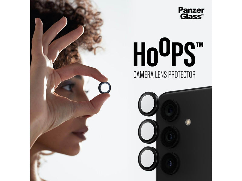 PanzerGlass Hoops™ Camera Lens Protector Samsung Galaxy S24 Plus | Black