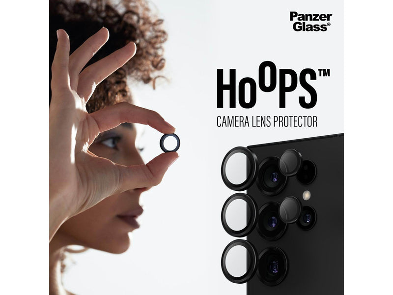 PanzerGlass Hoops™ Camera Lens Protector Samsung Galaxy S24 Ultra | Black