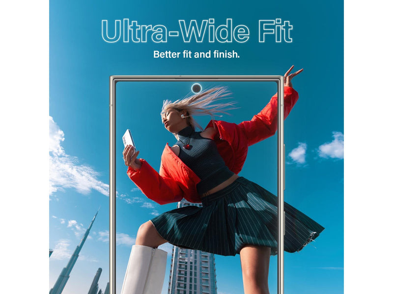 PanzerGlass Screen Protector Samsung Galaxy S24 Ultra | Ultra-Wide Fit w. EasyAligner