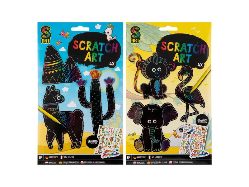 Creative Craft Group Create your own Scratch Art Boy (Assorted)