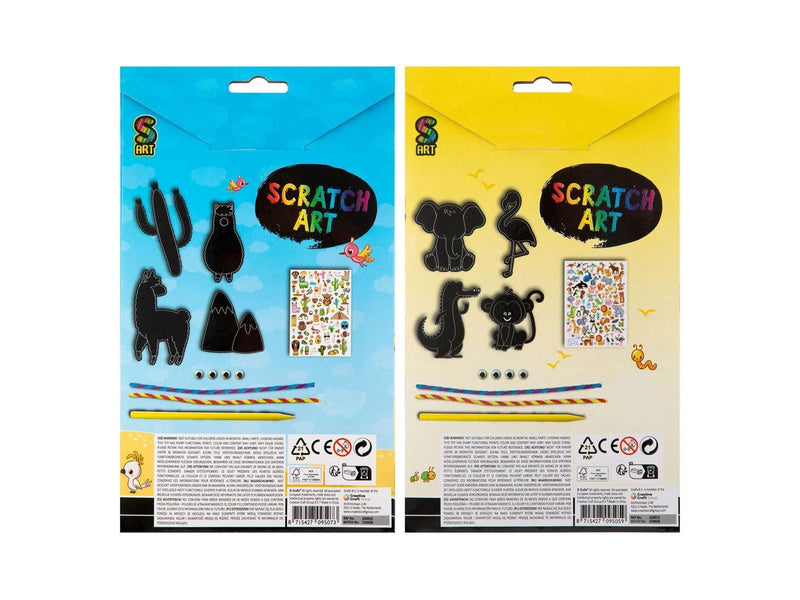 Creative Craft Group Create your own Scratch Art Boy (Assorted)