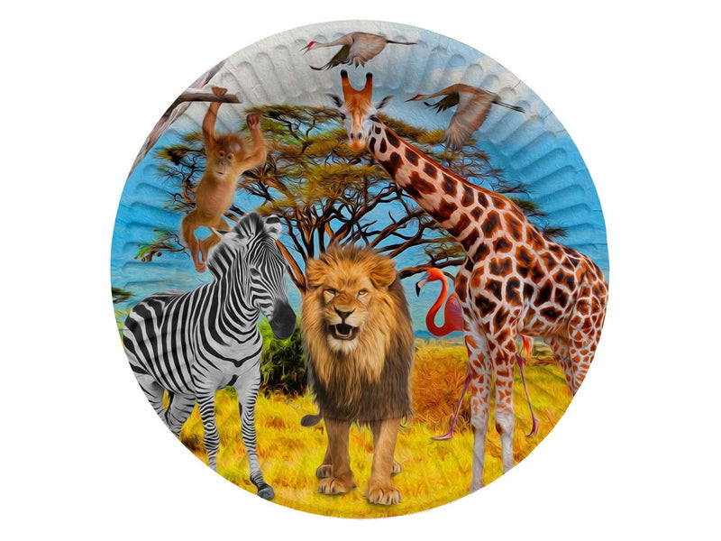 Folat BV Safari Plates 8pcs.