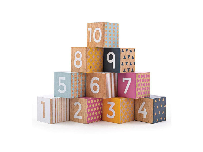 Bigjigs Bigjjigs Wooden Blocks with Numbers