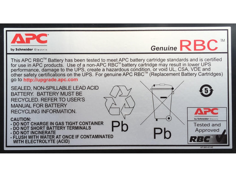 APC Ersatz Batterie RBC43