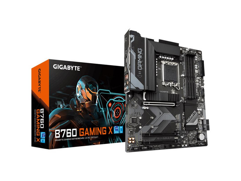 GIGABYTE B760 GAMING X Mainboard - Intel B760 - Intel LGA1700 socket - DDR5 RAM - ATX
