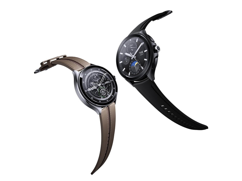 Xiaomi Watch 2 Pro LTE - Silver Case with Brown Leather Strap