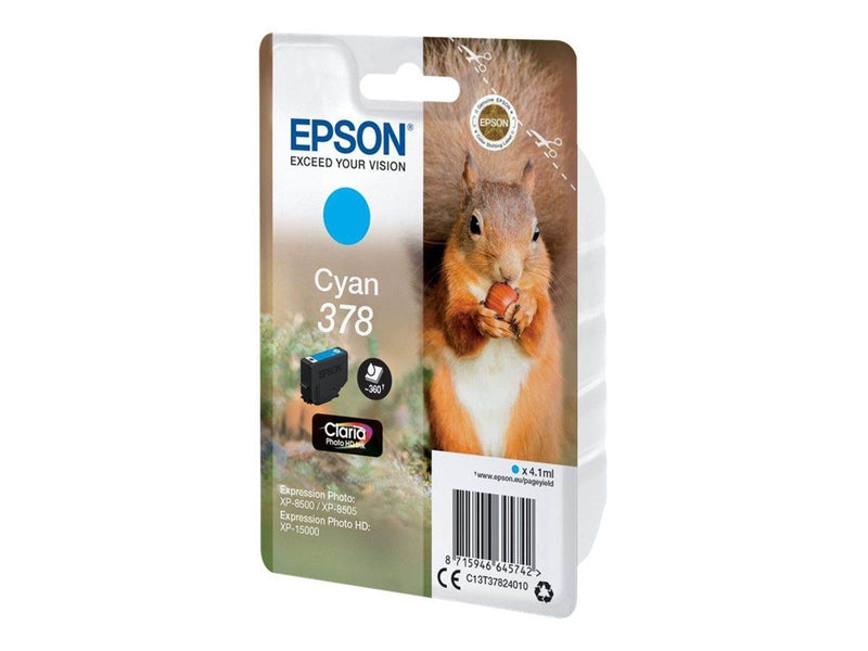 Epson 378 - cyan - original - ink cartridge - Tintenpatrone Cyan