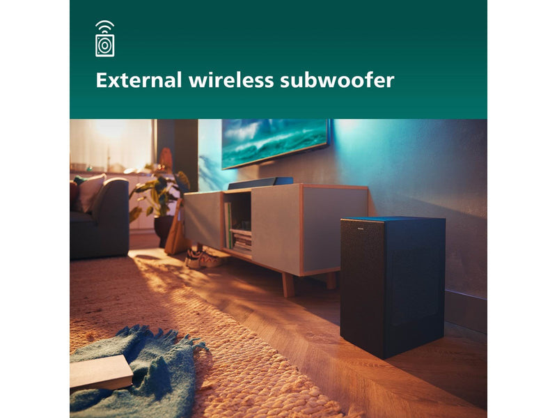 Philips TAB7807 - soundbar system - for home theatre - wireless