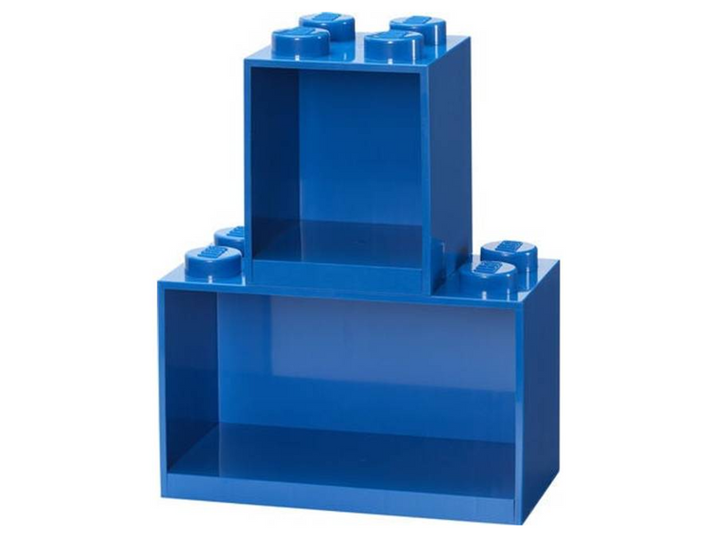 LEGO BRICK SHELF SET - BLUE