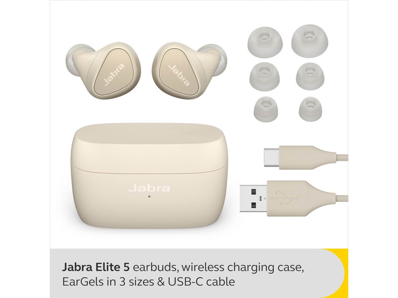 Jabra Elite 5 - Gold Beige