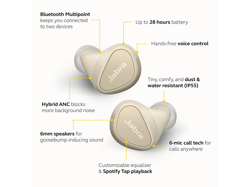 Jabra Elite 5 - Gold Beige