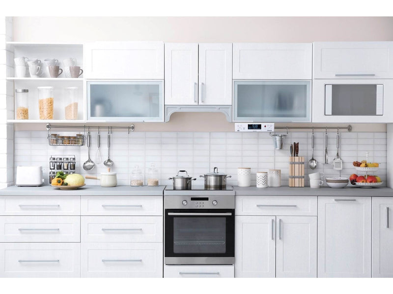 Lenco KCR-190WH - DAB+/FM Kitchen Radio with Bluetooth® LED Lighting and Timer - DAB+ radio - White