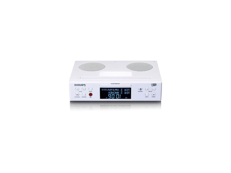 Lenco KCR-190WH - DAB+/FM Kitchen Radio with Bluetooth® LED Lighting and Timer - DAB+ radio - White