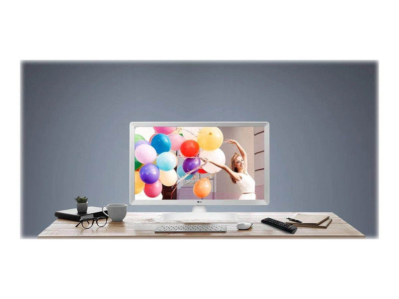 24" LG 24TQ510S-WZ - LED monitor with TV tuner - 24"