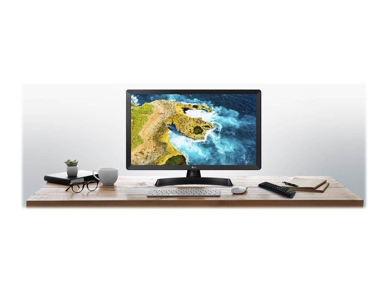 24" LG 24TQ510S-PZ - LED monitor with TV tuner - 23.6"