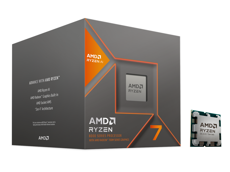 AMD Ryzen 7 8700G Wraith Spire CPU - 8 Kerne - 4.2 GHz - AMD AM5 - AMD Boxed (mit Kühler)