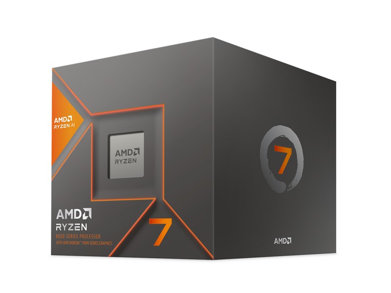 AMD Ryzen 7 8700G Wraith Spire CPU - 8 Kerne - 4.2 GHz - AMD AM5 - AMD Boxed (mit Kühler)