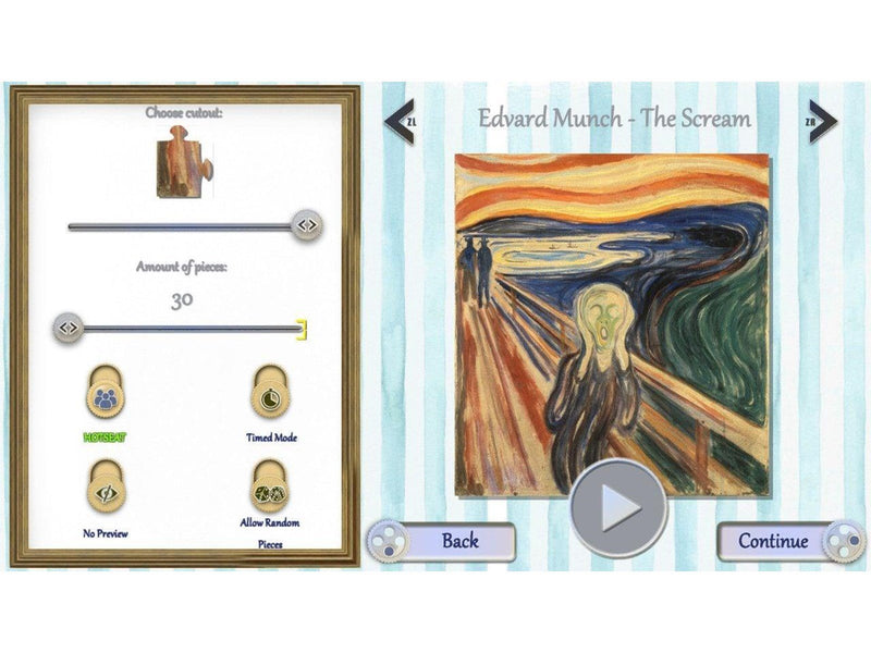 Jigsaw Art: 100+ Famous Masterpieces (Code in a Box) - Nintendo Switch - Puzzle - PEGI 3