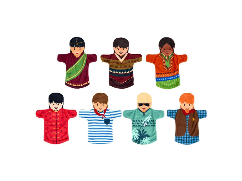 Achoka Hand Puppet Cultures 7pcs.