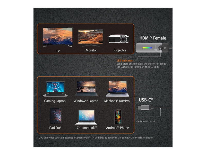j5create USB-C to HDMI 2.1 Adapter