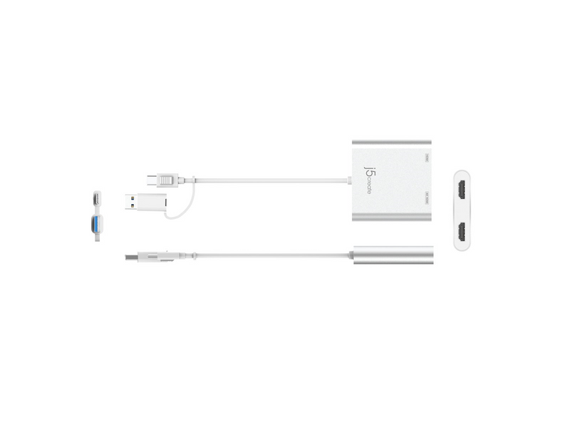 j5create USB-C to Dual HDMI - 20cm