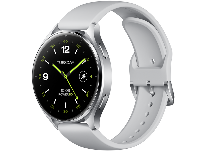 Xiaomi Watch 2 - Silver Case With Grey TPU Strap