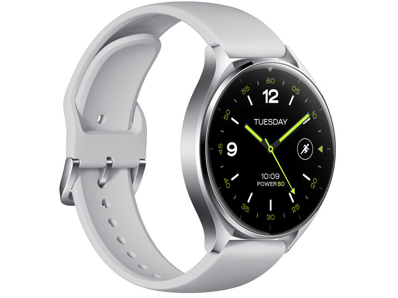 Xiaomi Watch 2 - Silver Case With Grey TPU Strap