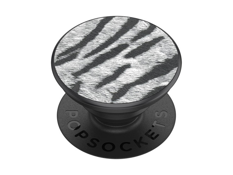PopSockets Faux Leather Zebra