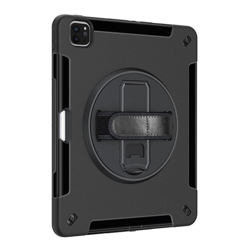 4smarts Rugged Case Grip für Apple iPad Air 13' (M2) / Apple iPad Pro 12.9 (3.Gen./4.Gen./5.Gen./6.Gen.)