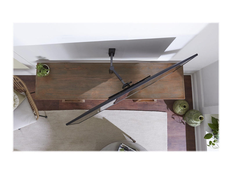 Sanus FMF319 mounting kit - full-motion - for LCD display - black 25 kg 55" From 75 x 75 mm