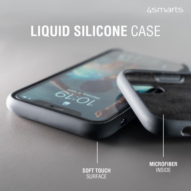 4smarts Liquid Silicone Case Cupertino für Samsung Galaxy A34 schwarz