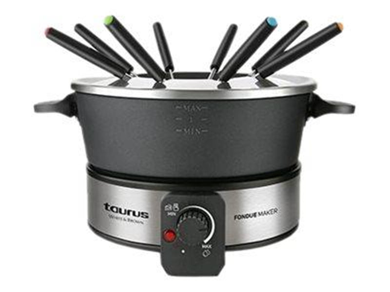 Taurus FF2 - fondue pot - black/stainless steel