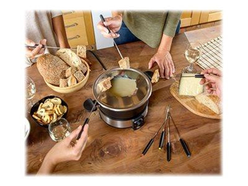 Taurus FF2 - fondue pot - black/stainless steel
