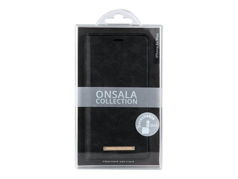 ONSALA COLLECTION Wallet Midnight Black iPhone XS MAX
