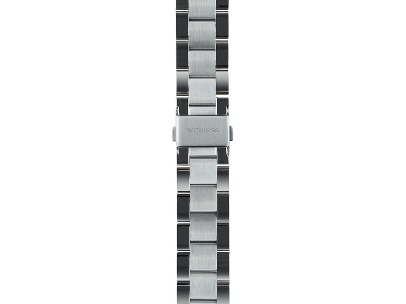 Withings Metal Wristband-Oyster Silver- 18 mm