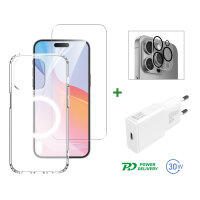 4smarts 3in1 Premium Starter Set für Apple iPhone 16 Pro MagSafe-kompatibel