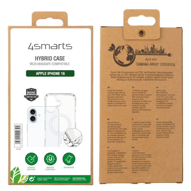 4smarts Hybrid Case Ibiza für Apple iPhone 16 MagSafe-kompatibel