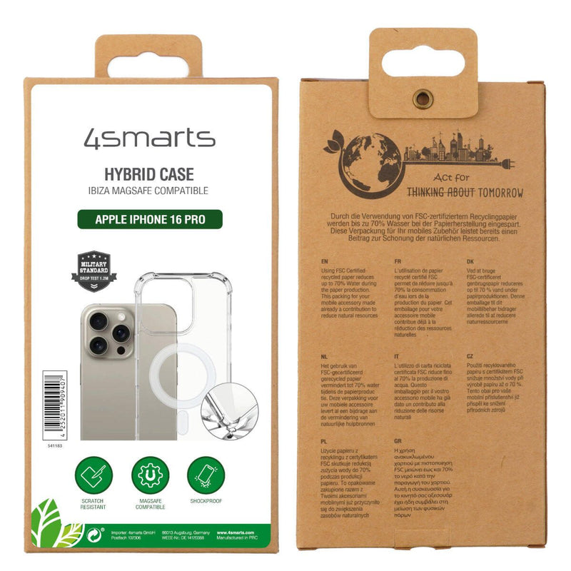 4smarts Hybrid Case Ibiza für Apple iPhone 16 Pro MagSafe-kompatibel
