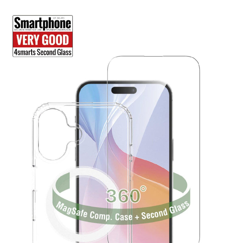 4smarts 360° Premium Protection Set für Apple iPhone 16 MagSafe-kompatibel