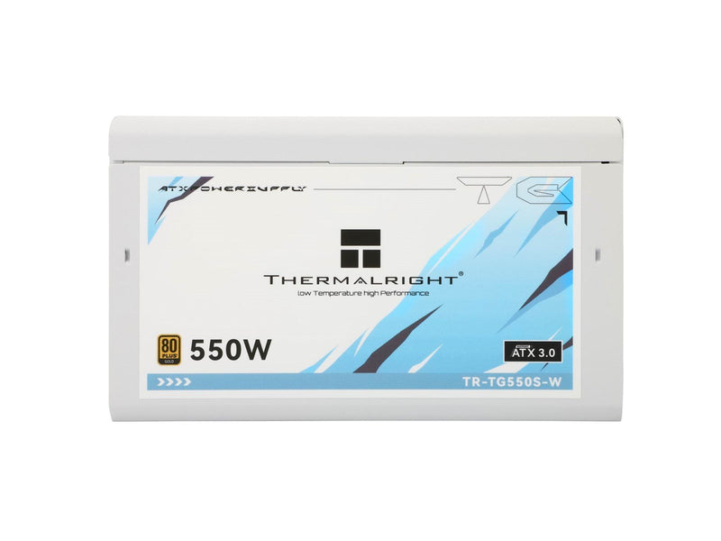 Thermalright TG S (Non-Modular) Weiß mit RGB LED-Beleuchtung - Netzteile - 550 Watt - 120 mm - ATX 3.0 - 80 Plus Gold zertifizie
