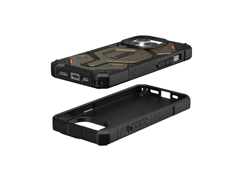 UAG Monarch Pro MagSafe - kevlar element green - iPhone 15 Pro