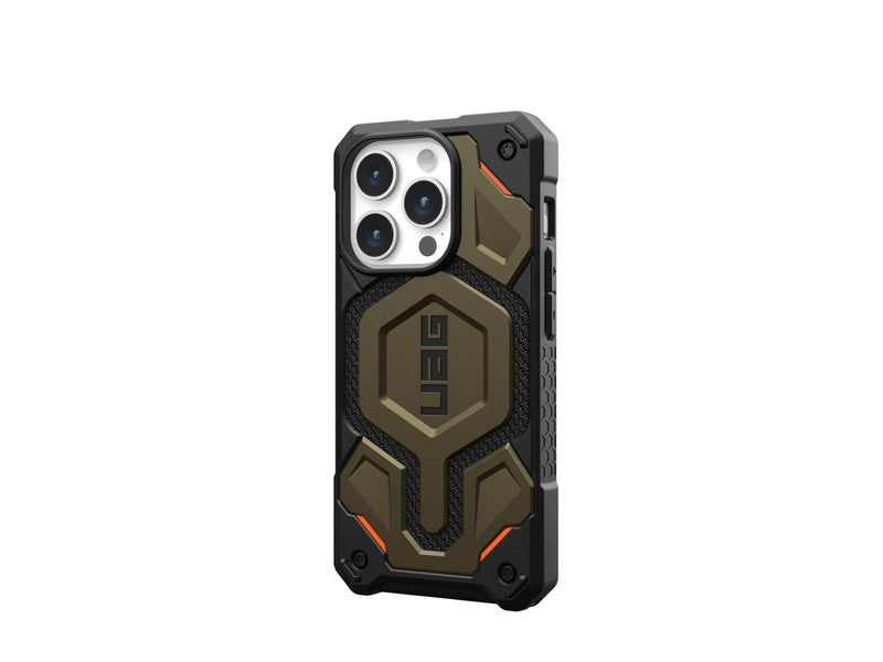 UAG Monarch Pro MagSafe - kevlar element green - iPhone 15 Pro