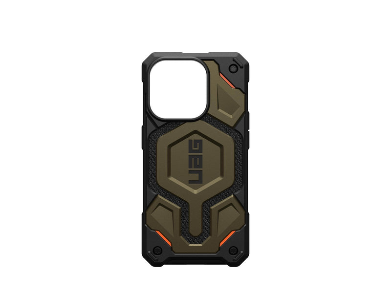 UAG Monarch Pro MagSafe - kevlar element green - iPhone 15 Pro
